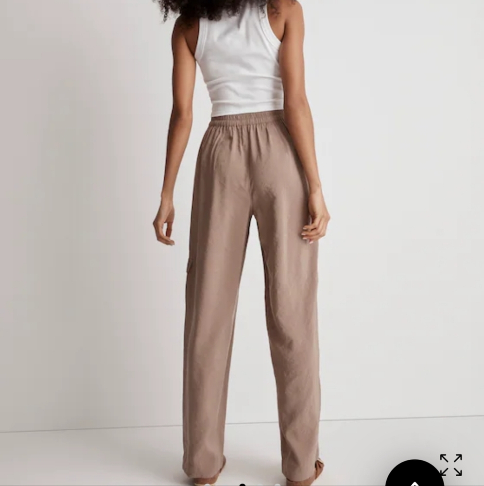 Madewell Straight Cargo Pants in Softdrape - Picture 3 of 13